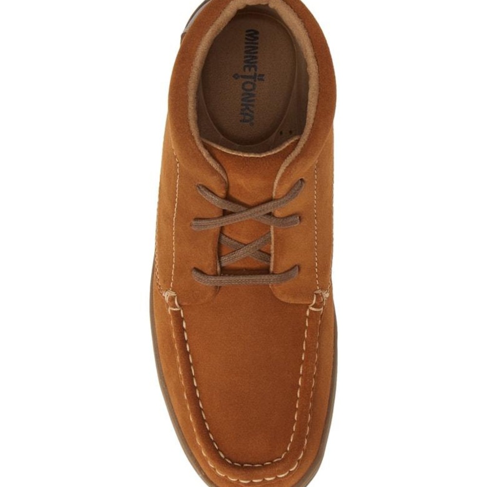 Minnetonka Griffon Chukka Boot In Chestnut Suede - image 4